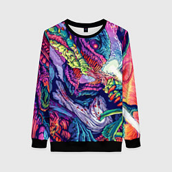 Свитшот женский Hyper Beast Style, цвет: 3D-черный