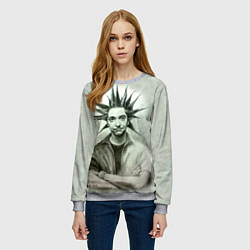 Свитшот женский Король и Шут, цвет: 3D-меланж — фото 2