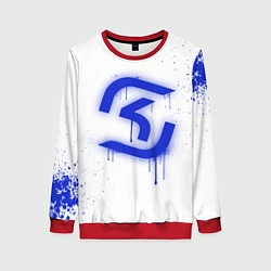 Свитшот женский SK Gaming: White collection, цвет: 3D-красный