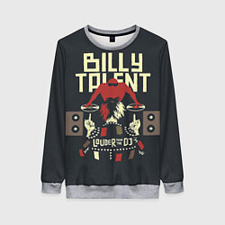 Свитшот женский Billy Talent: Louder than the DJ, цвет: 3D-меланж