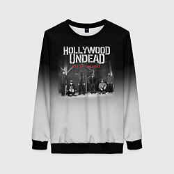 Свитшот женский Hollywood Undead: Day of the dead, цвет: 3D-черный