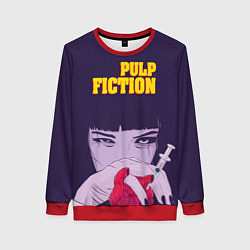 Свитшот женский Pulp Fiction: Dope Heart, цвет: 3D-красный