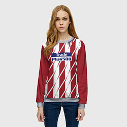 Свитшот женский Atletico Madrid FC: Form 2018, цвет: 3D-меланж — фото 2