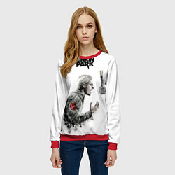 Свитшот женский Bennington Song, цвет: 3D-красный — фото 2