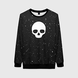 Свитшот женский Black Milk Skull Classic, цвет: 3D-черный