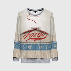 Свитшот женский In the beginning Fargo, цвет: 3D-меланж