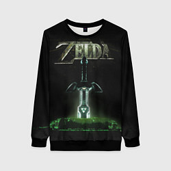 Свитшот женский The Legend of Zelda, цвет: 3D-черный