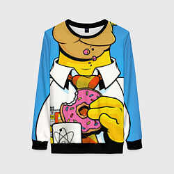 Женский свитшот Homer with donut