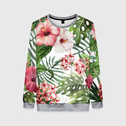 Свитшот женский Таинственный остров, цвет: 3D-меланж