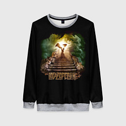 Свитшот женский Led Zeppelin: Way to Heaven, цвет: 3D-меланж