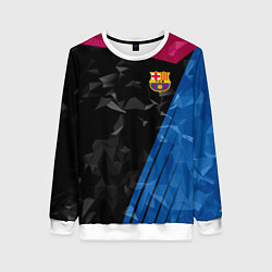 Свитшот женский FC Barcelona: Abstract, цвет: 3D-белый