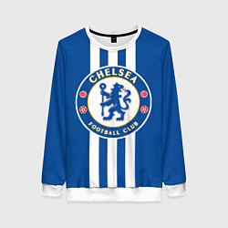 Свитшот женский FC Chelsea: Gold Lines, цвет: 3D-белый