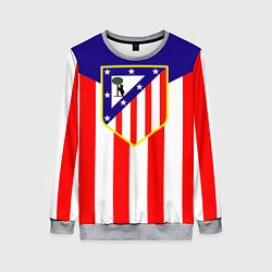 Свитшот женский FC Atletico Madrid, цвет: 3D-меланж