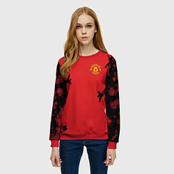 Свитшот женский FC Manchester United: Red Original, цвет: 3D-красный — фото 2