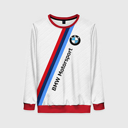 Свитшот женский BMW Motorsport: White Carbon, цвет: 3D-красный