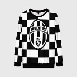 Свитшот женский FC Juventus: W&B Grid, цвет: 3D-черный