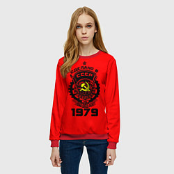 Свитшот женский Сделано в СССР 1979, цвет: 3D-красный — фото 2