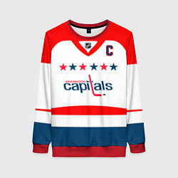 Женский свитшот Washington Capitals: Ovechkin White