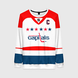 Свитшот женский Washington Capitals: Ovechkin White, цвет: 3D-белый