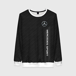 Свитшот женский Mercedes AMG: Sport Line, цвет: 3D-белый