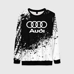 Женский свитшот Audi: Black Spray