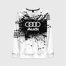 Женский свитшот Audi: Black Spray