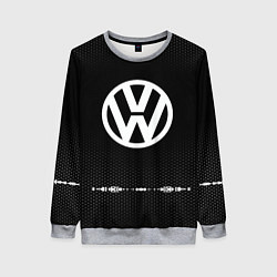 Женский свитшот Volkswagen: Black Abstract