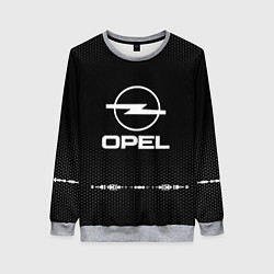 Свитшот женский Opel: Black Abstract, цвет: 3D-меланж
