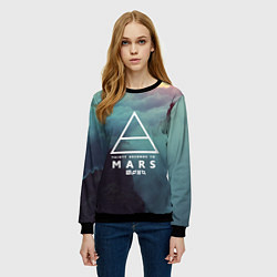 Свитшот женский 30 STM: Dark Heaven, цвет: 3D-черный — фото 2