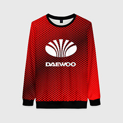 Свитшот женский Daewoo: Red Carbon, цвет: 3D-черный