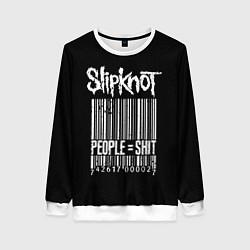 Свитшот женский Slipknot: People Shit, цвет: 3D-белый