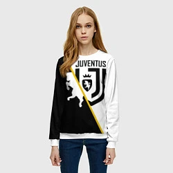 Свитшот женский FC Juventus: Football Point, цвет: 3D-белый — фото 2