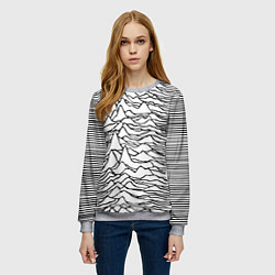 Свитшот женский White Pleasures, цвет: 3D-меланж — фото 2