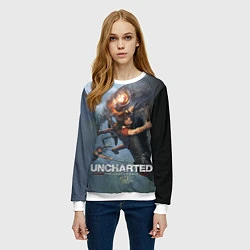 Свитшот женский Uncharted: The Lost Legacy, цвет: 3D-белый — фото 2