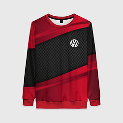 Свитшот женский Volkswagen: Red Sport, цвет: 3D-красный