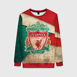 Свитшот женский FC Liverpool: Old Style, цвет: 3D-красный