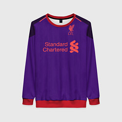 Свитшот женский FC Liverpool Away 18-19, цвет: 3D-красный