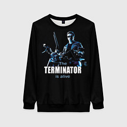 Свитшот женский Terminator: Is alive, цвет: 3D-черный