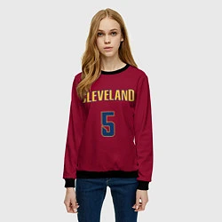 Свитшот женский Cleveland Cavaliers: Smith JR 5, цвет: 3D-черный — фото 2