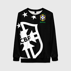 Свитшот женский Brazil Team: Exclusive, цвет: 3D-черный