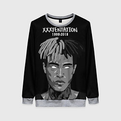 Свитшот женский XXXTentacion: 1998-2018, цвет: 3D-меланж