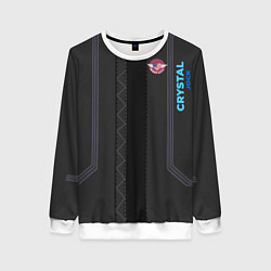 Свитшот женский Cyberpunk 2077: Crystal Jock, цвет: 3D-белый