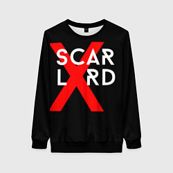 Свитшот женский Scarlxrd Logo, цвет: 3D-черный