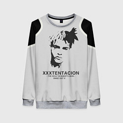 Свитшот женский XXXTentacion RIP, цвет: 3D-меланж