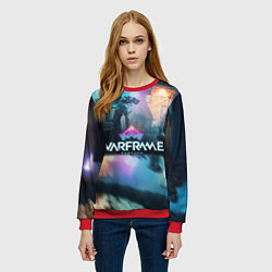 Свитшот женский WARFRAME FORTUNA, цвет: 3D-красный — фото 2