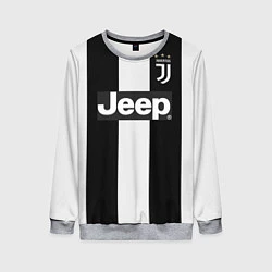 Свитшот женский FC Juventus: Ronaldo Home 18-19, цвет: 3D-меланж