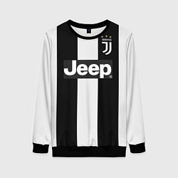 Свитшот женский FC Juventus: Ronaldo Home 18-19, цвет: 3D-черный