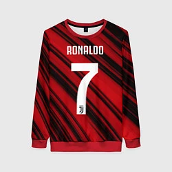 Свитшот женский Ronaldo 7: Red Sport, цвет: 3D-красный