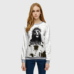 Свитшот женский Slipknot Demon, цвет: 3D-меланж — фото 2