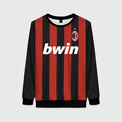 Свитшот женский AC Milan: Ronaldo Retro, цвет: 3D-черный